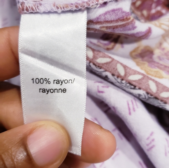 Maunces Purple Dress Size 1X - Picture 6 of 6